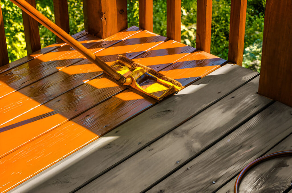staining painting